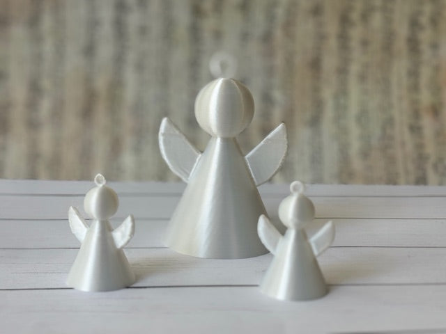 Snow Angel Ornament Family