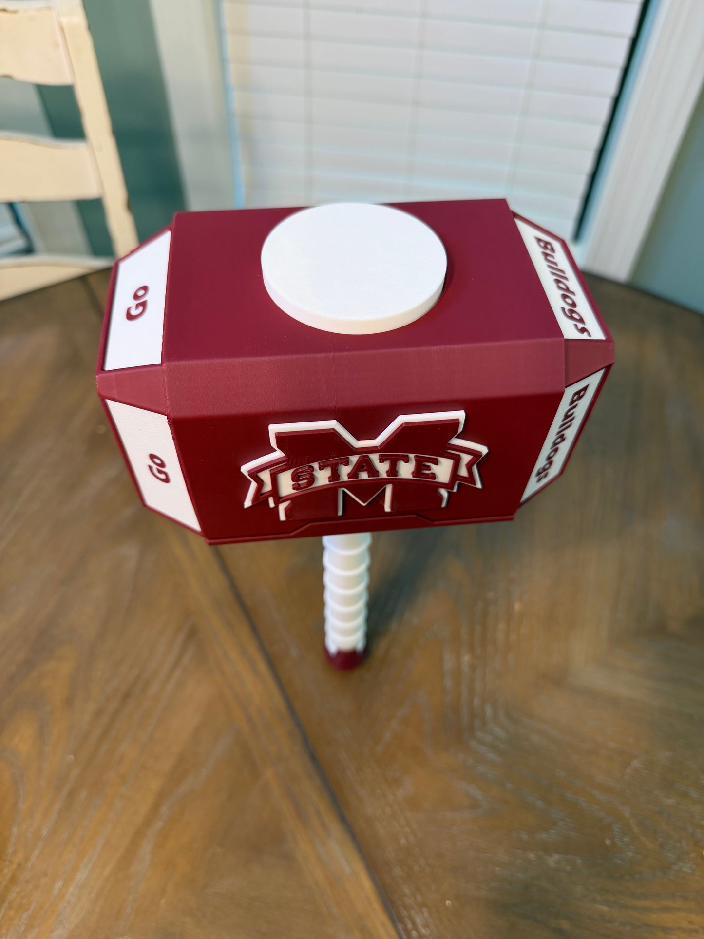 Mississippi State University Thor Hammer (1 pair text plates)
