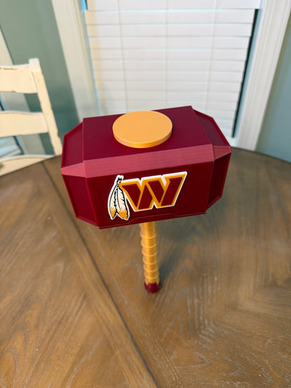 Washington Commanders Thor Hammer