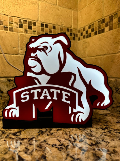 MSU Bulldog Lightbox