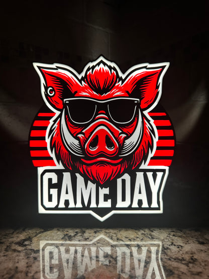 Arkansas Razorback Game Day Lightbox