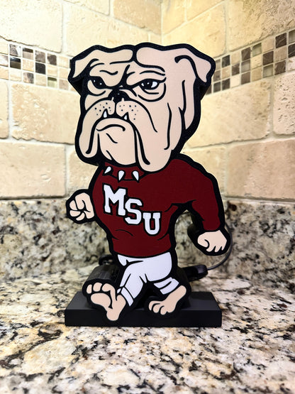 MSU Upright Bulldog Lightbox