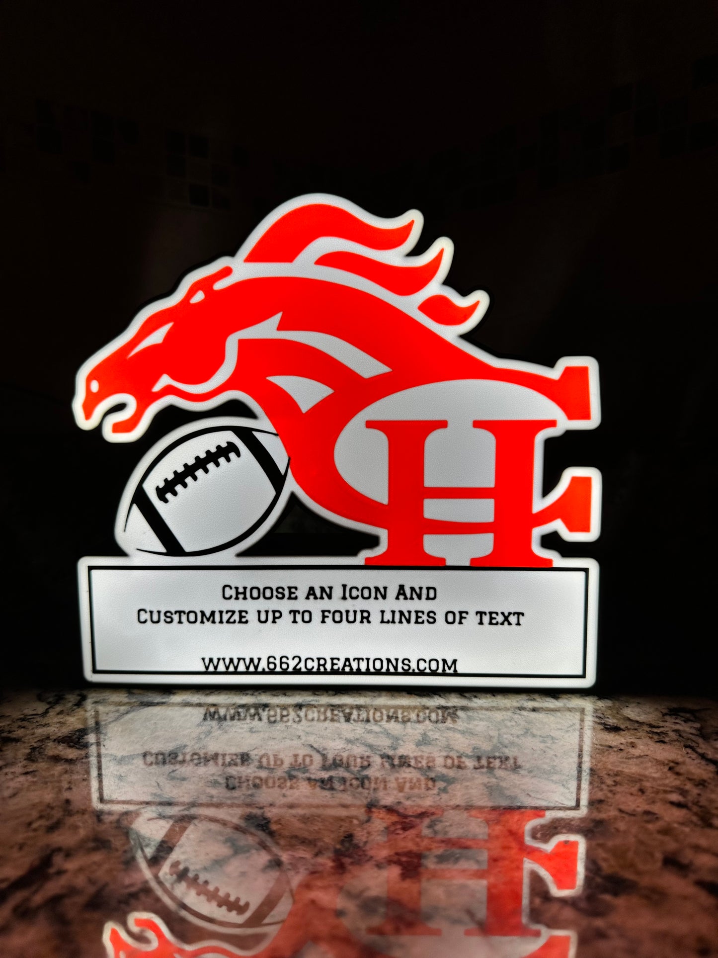 Customized Center Hill Mustangs Lightbox