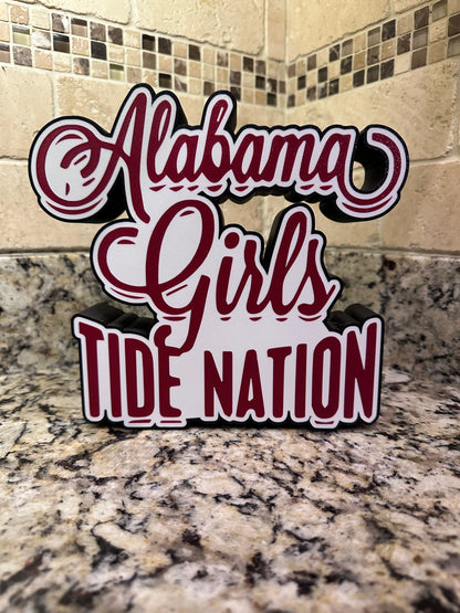University of Alabama - Alabama Girls Tide Nation - Lightbox