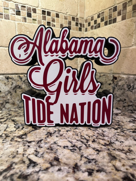 University of Alabama - Alabama Girls Tide Nation - Lightbox