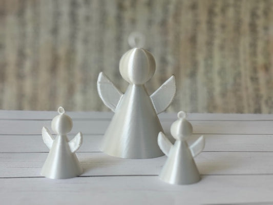 Snow Angel Ornament Family