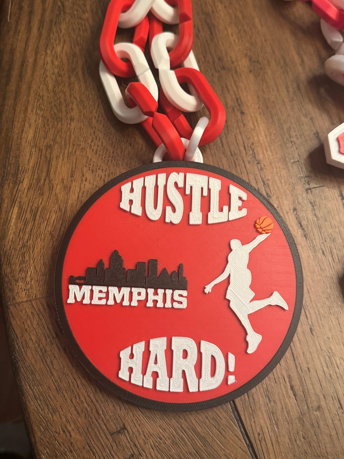 Hype Chain - Memphis Hustle - Hustle Hard (Round)