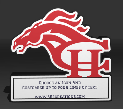 Customized Center Hill Mustangs Lightbox