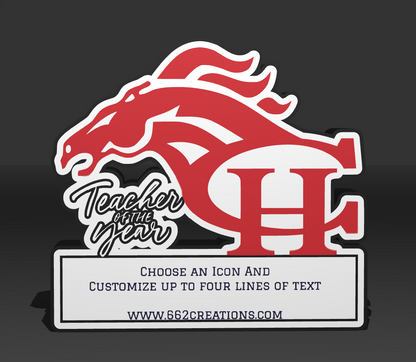 Customized Center Hill Mustangs Lightbox
