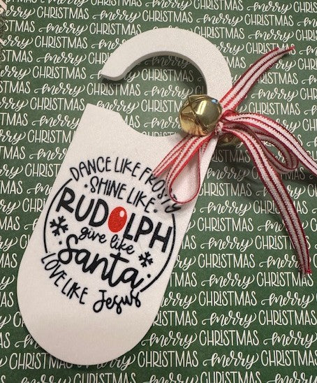 Dance Like Frosty Door Hanger